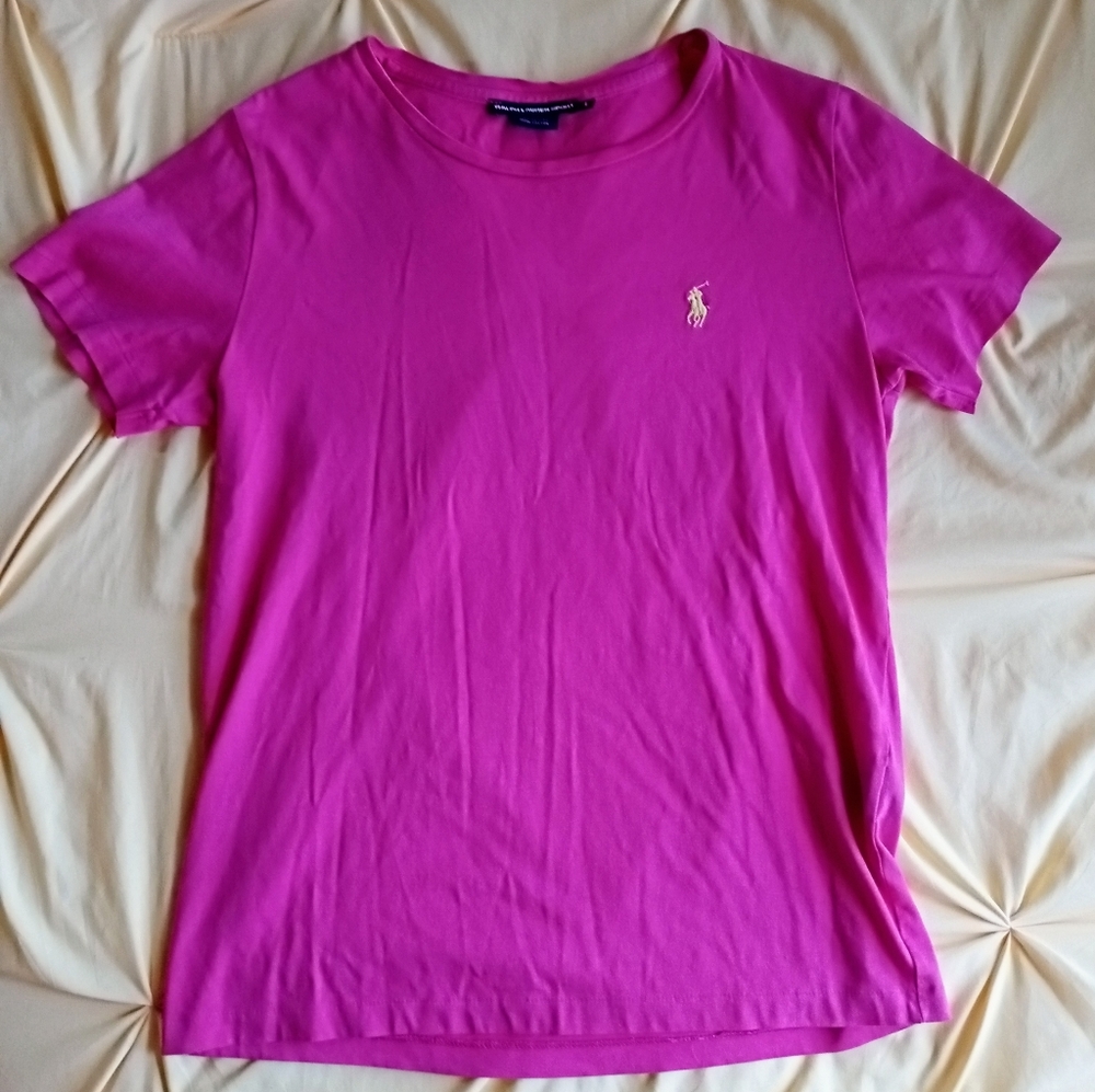 Pink Ralph Lauren T-shirt